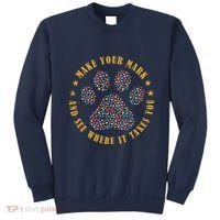Make Your Mark Dot Day Paw Print Sweatshirt thumb 0