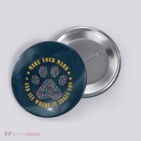 Make Your Mark Dot Day Paw Print Button thumb 0