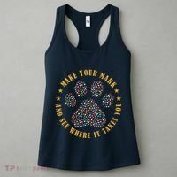 Make Your Mark Dot Day Paw Print Women's Tank Top thumb 3
