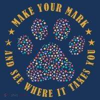 Make Your Mark Dot Day Paw Print Toddler Hoodie thumb 2