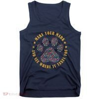Make Your Mark Dot Day Paw Print Tank Top thumb 0