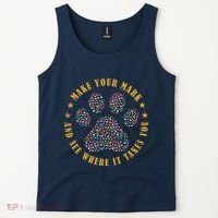 Make Your Mark Dot Day Paw Print Tank Top thumb 2