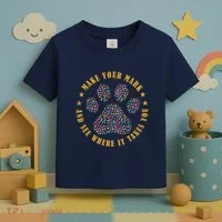 Make Your Mark Dot Day Paw Print Toddler T-Shirt thumb 3