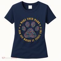 Make Your Mark Dot Day Paw Print Women's T-Shirt thumb 0