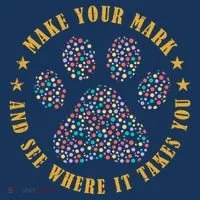 Make Your Mark Dot Day Paw Print Women's T-Shirt thumb 6