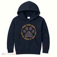 Make Your Mark Dot Day Paw Print Kids Hoodie thumb 0