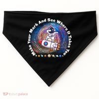 Mark Your Mark And See Where It Takes You International Dot Day Space Astronaut USA-Made Doggie Bandana thumb 0