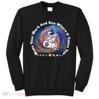 Mark Your Mark And See Where It Takes You International Dot Day Space Astronaut Sweatshirt thumb 0