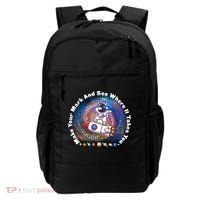 Mark Your Mark And See Where It Takes You International Dot Day Space Astronaut Backpack thumb 0