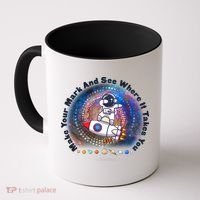 Mark Your Mark And See Where It Takes You International Dot Day Space Astronaut Coffee Mug thumb 0