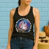 Mark Your Mark And See Where It Takes You International Dot Day Space Astronaut Women's Tank Top thumb 2