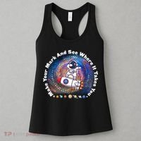 Mark Your Mark And See Where It Takes You International Dot Day Space Astronaut Women's Tank Top thumb 3