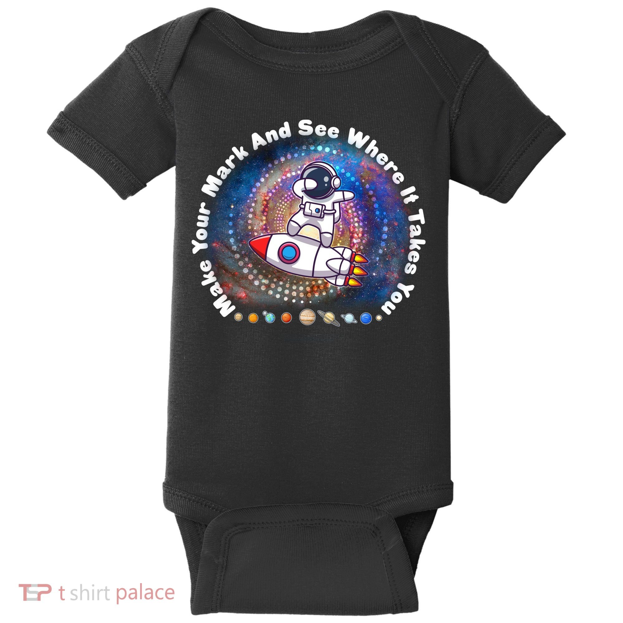 Mark Your Mark And See Where It Takes You International Dot Day Space Astronaut Baby Bodysuit