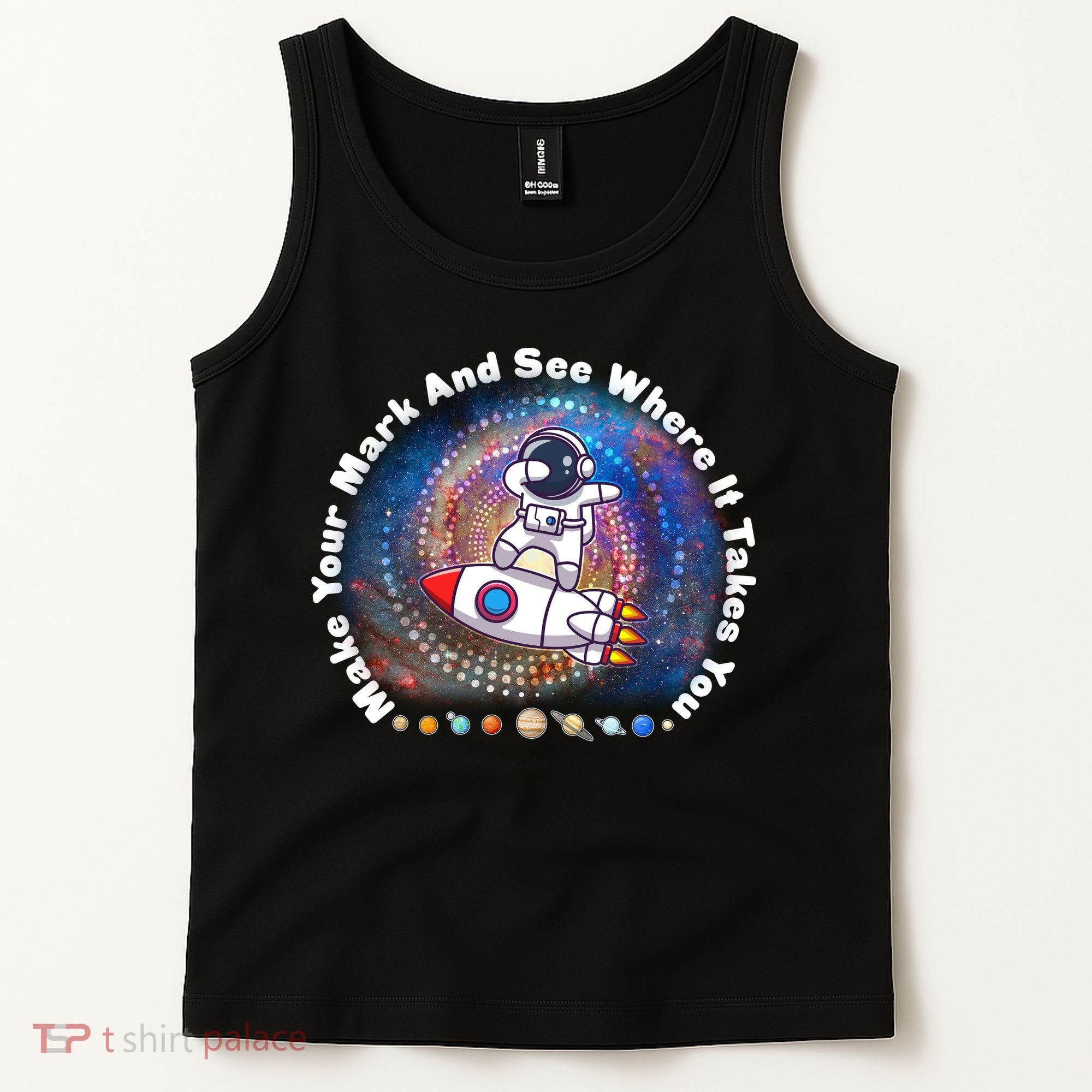 Mark Your Mark And See Where It Takes You International Dot Day Space Astronaut Tank Top