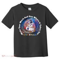 Mark Your Mark And See Where It Takes You International Dot Day Space Astronaut Toddler T-Shirt thumb 0
