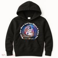 Mark Your Mark And See Where It Takes You International Dot Day Space Astronaut Kids Hoodie thumb 0
