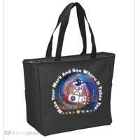 Mark Your Mark And See Where It Takes You International Dot Day Space Astronaut Tote Bag thumb 2