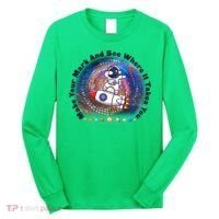 Mark Your Mark And See Where It Takes You International Dot Day Space Astronaut Long Sleeve Shirt thumb 0