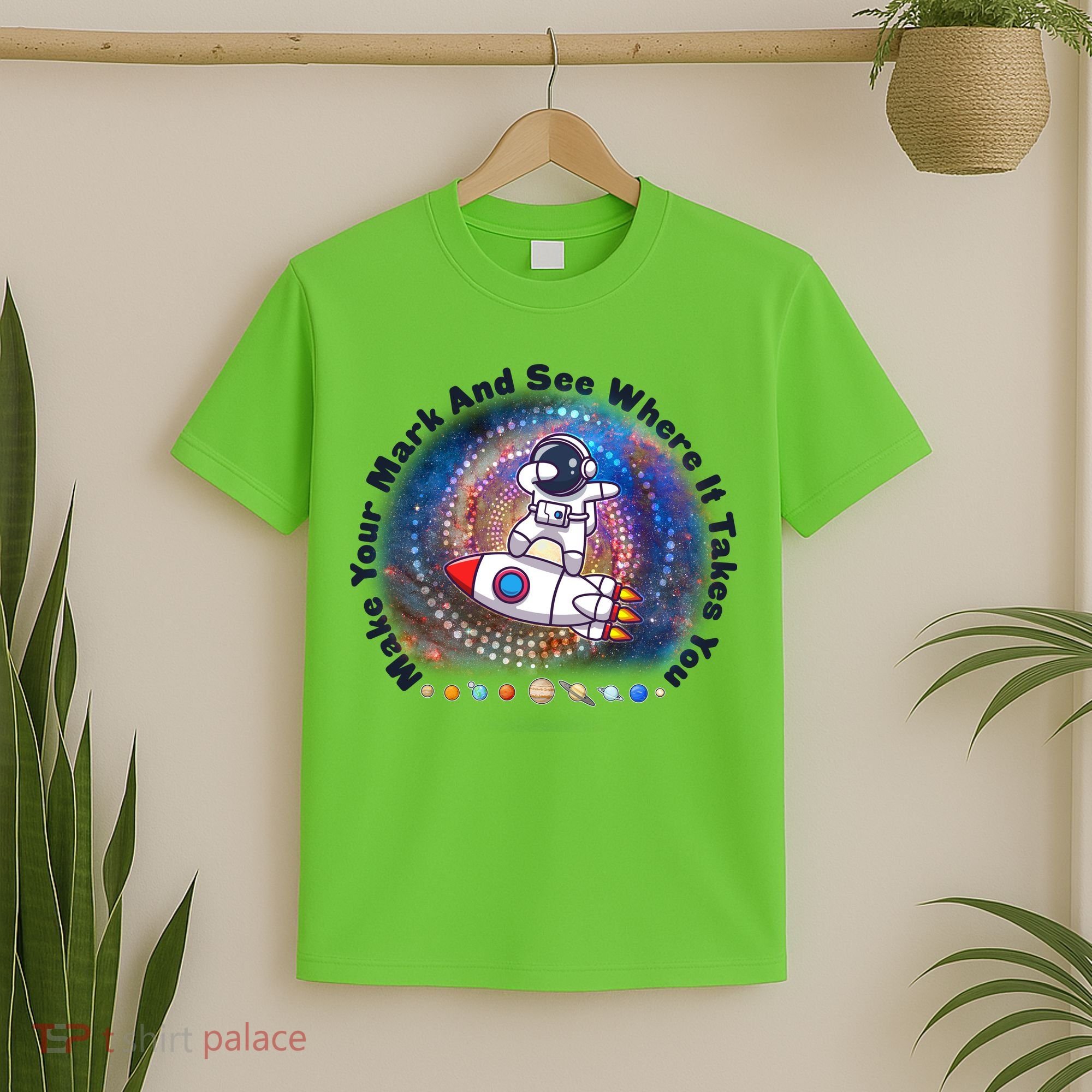 Mark Your Mark And See Where It Takes You International Dot Day Space Astronaut T-Shirt