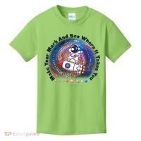 Mark Your Mark And See Where It Takes You International Dot Day Space Astronaut Kids T-Shirt thumb 0