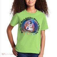 Mark Your Mark And See Where It Takes You International Dot Day Space Astronaut Kids T-Shirt thumb 2