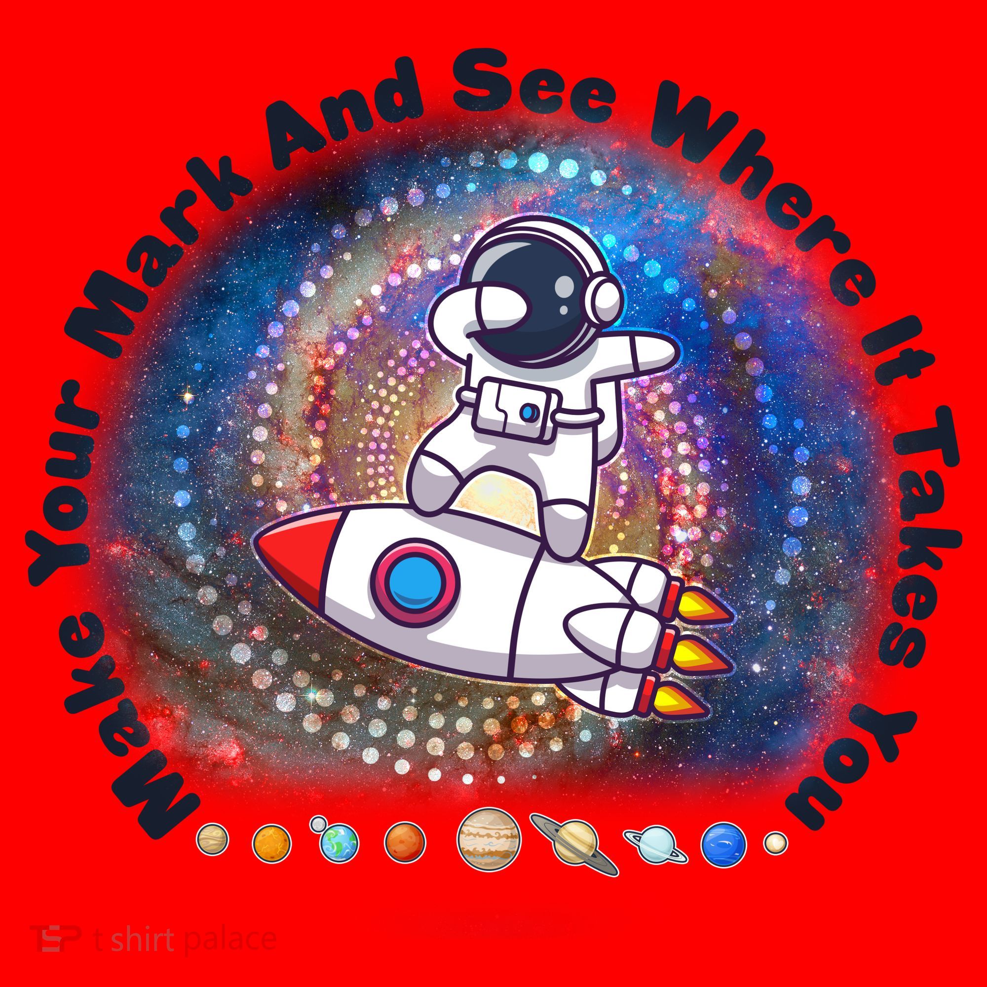 Mark Your Mark And See Where It Takes You International Dot Day Space Astronaut Santa Hat