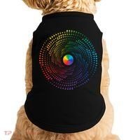 Make Your Mark International Dot Day Rainbow Polka Dot Swirl Doggie Tank thumb 0