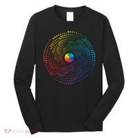 Make Your Mark International Dot Day Rainbow Polka Dot Swirl Long Sleeve Shirt thumb 0