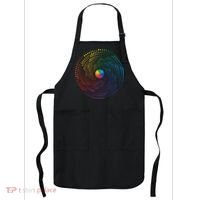 Make Your Mark International Dot Day Rainbow Polka Dot Swirl Apron thumb 0