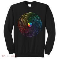 Make Your Mark International Dot Day Rainbow Polka Dot Swirl Sweatshirt thumb 0