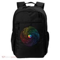 Make Your Mark International Dot Day Rainbow Polka Dot Swirl Backpack thumb 0