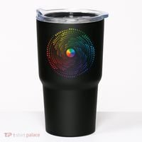 Make Your Mark International Dot Day Rainbow Polka Dot Swirl Tumbler thumb 0