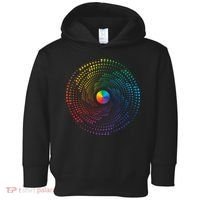 Make Your Mark International Dot Day Rainbow Polka Dot Swirl Toddler Hoodie thumb 0