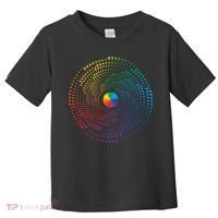 Make Your Mark International Dot Day Rainbow Polka Dot Swirl Toddler T-Shirt thumb 0
