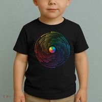 Make Your Mark International Dot Day Rainbow Polka Dot Swirl Toddler T-Shirt thumb 2