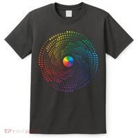Make Your Mark International Dot Day Rainbow Polka Dot Swirl T-Shirt thumb 0