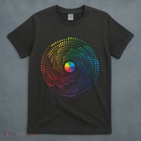 Make Your Mark International Dot Day Rainbow Polka Dot Swirl T-Shirt thumb 4