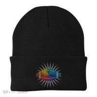 Make Your Mark International Dot Day Rainbow Football Beanie thumb 0