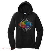 Make Your Mark International Dot Day Rainbow Football Women's Hoodie thumb 0