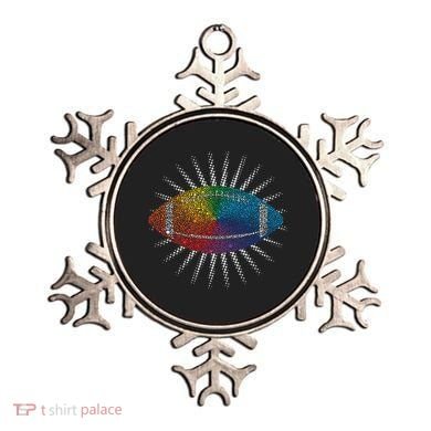 Make Your Mark International Dot Day Rainbow Football Ornament