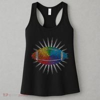 Make Your Mark International Dot Day Rainbow Football Women's Tank Top thumb 3