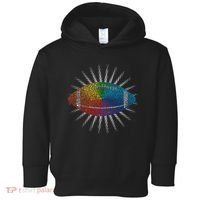Make Your Mark International Dot Day Rainbow Football Toddler Hoodie thumb 0