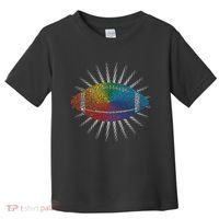 Make Your Mark International Dot Day Rainbow Football Toddler T-Shirt thumb 0