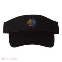 Make Your Mark International Dot Day Rainbow Football Visor thumb 0