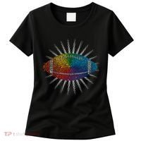 Make Your Mark International Dot Day Rainbow Football Women's T-Shirt thumb 0