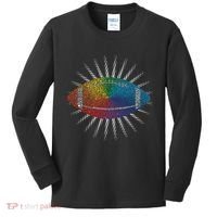 Make Your Mark International Dot Day Rainbow Football Kids Long Sleeve Shirt thumb 0