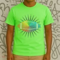 Make Your Mark International Dot Day Rainbow Football T-Shirt thumb 3