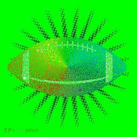 Make Your Mark International Dot Day Rainbow Football Mousepad thumb 1