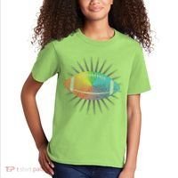 Make Your Mark International Dot Day Rainbow Football Kids T-Shirt thumb 2