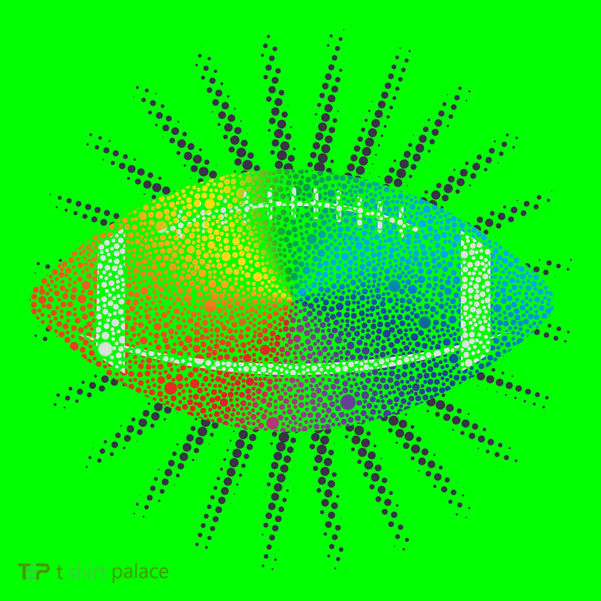 Make Your Mark International Dot Day Rainbow Football Kids T-Shirt